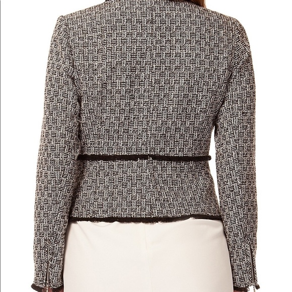 Tweed Moto Blazer Jacket - Picture 3 of 12